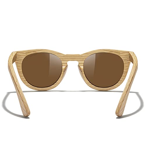 MERRY'S Polarized Wooden Coated Floating Sunglasses Mens/Womens vintage Eyewear S52684