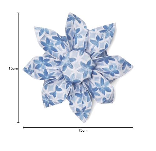 Clairefontaine Pochette 60 Feuilles Origami 15x15 cm Shibori Camaïeu bleus - vue 8