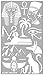Produktbild Aleks Melnyk #31 Hieroglyphen Schablone, Metall Stencil Vorlagen for Painting, Ägypten Symbole, 1 Stück, DIY Kunst Projekte, Stencil für Scrapbooking und Zeichnen, Brandmalerei Schablone, Aegyptisch