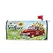 Welcome Flower Truck Magnetic Mailbox Cover MailWraps Spring Old Truck Sunflower Daisy Mailbox Covers Wraps Post Box Standard Size 20.8