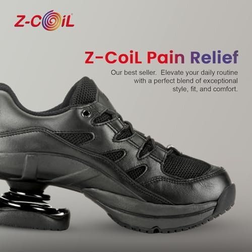 Amazon.co.jp: Z-CoiL メンズ Freedom Pain-Relief Footwear、ブラック