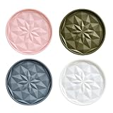 Silikondeckel Joghurtbecher 500g Tassenuntersetzer 4 Stueck Mehrfarbig
