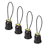 Douille e27 pour plafonnier, résistante à la combustion et au vieillissement, support de lampe en bakélite