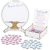 Set di libri degli ospiti in legno con albero della vita, per baby shower