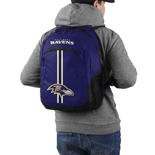 Image of FOCO Baltimore Ravens NFL Alternate Color Action Backpack - Purple