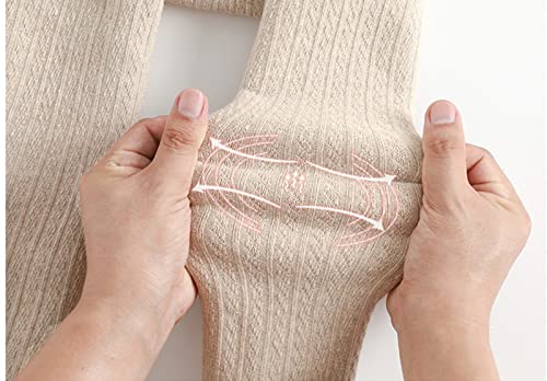 Cable Knit Tights for Toddler and Girls Seamless Fleece Lined Leggings Soft Cotton Stockings Girls Leggings for3