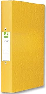 Carpeta de anillas A4, color amarillo (Pk10), archivos y papelería para archivar