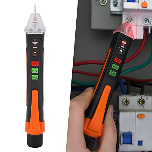 Image of Voltage Tester Non-Contact AC 12-1000V, Electrical Tester Pen with LED Flashlight and Infrared Pointing Function for Live Wire Detection, Circuit Tester for Home Outlet & Automotive Use