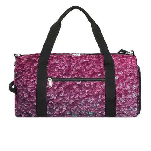 Sac de gym élégant et brillant au design raffiné pour une allure soignée au sport