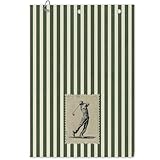 BCUANGD Vintage Golf Towel - Retro Green Stripe Golf Bag Accessories Towel, Trendy Preppy Disc Weave Waffle & Ball Towels with Carabiner Clip Birthady Gifts for Golfer Dad Grandpa Men, 16'x24'