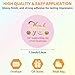 Wercokt 1000 PCS Thank You Stickers for Small Business, 1.5 Inch, Pink and Rose Gold, Smiling Design Stickers, Envelope Seals for Packaging, Gift Bags, Boxes