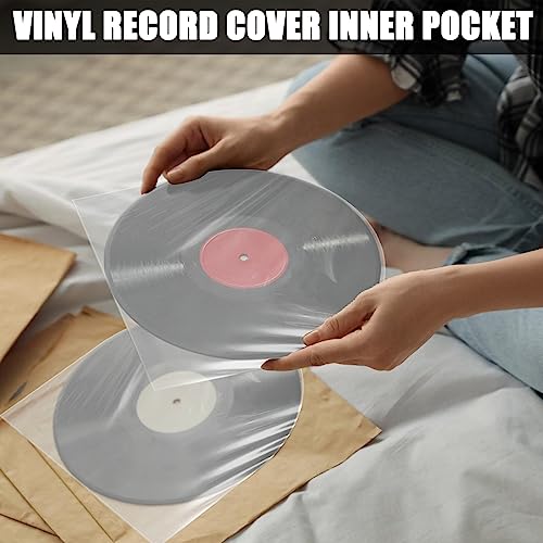 Nizirioo Lot de 100 Pochettes Intérieures Disque Vinyle, Enveloppes pour Disques Vinyles, Pochette De Disque Pochettes, Couvertures De Protection Transparentes Pochette en Vinyle 306 Mm * 308 Mm - Les Beatles, Paul McCartney, John Lennon, RIngo Starr, George Harrison Nizirioo Lot de 100 Pochettes Intérieures Disque Vinyle, Enveloppes pour Disques Vinyles, Pochette De Disque Pochettes, Couvertures De Protection Transparentes Pochette en Vinyle 306 Mm * 308 Mm – Image 4