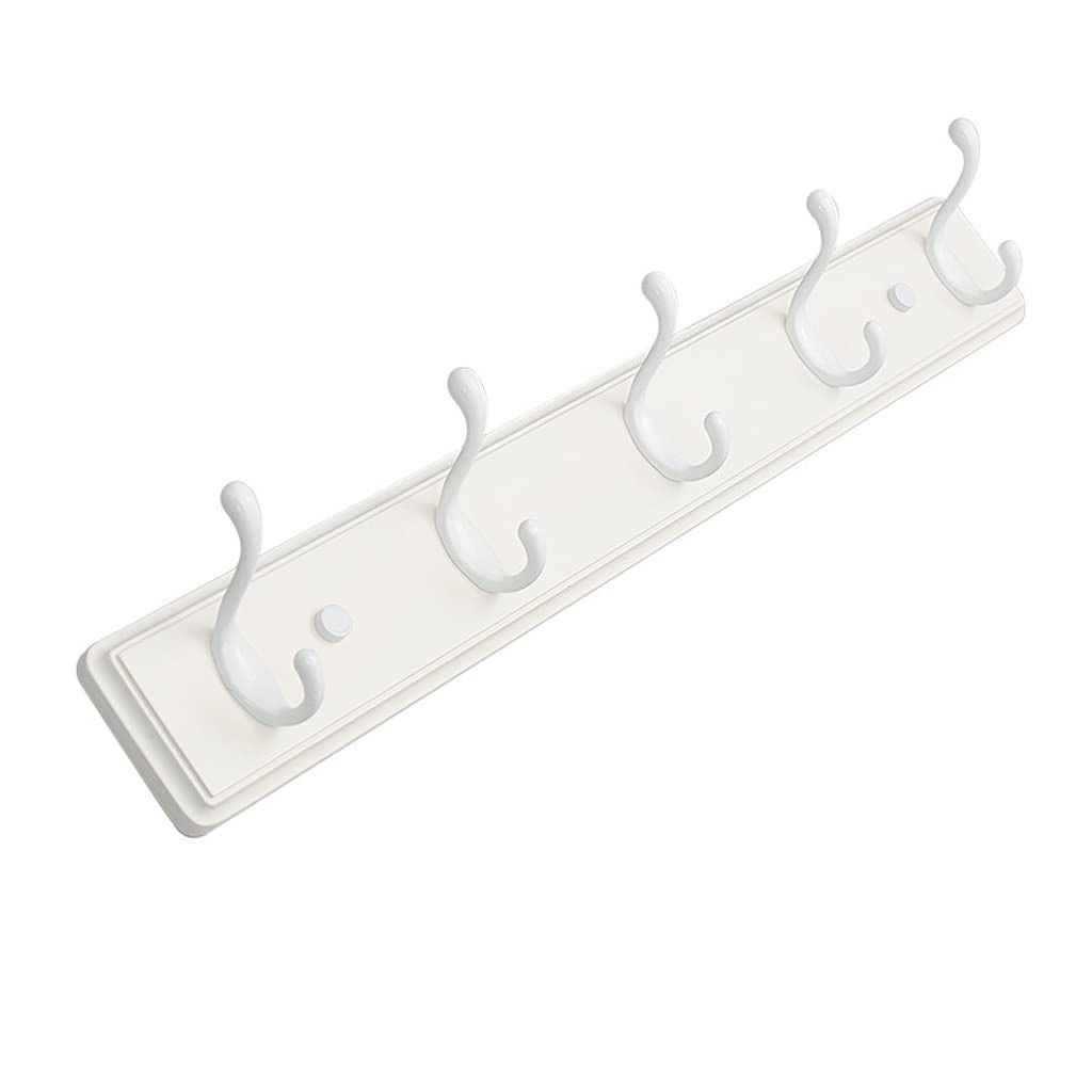 Percheros Para Colgar Abrigos Appendiabiti a muro Rack Simple Coat Coat Gancio Heavy Duty Cappotto Gancio Gancio Appendiabiti Parete Appeso Portachiavi Cappotto Cappotto Gancio Bianco Perchero Para Co