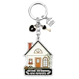 House Key Chain House Warming Gifts New Home Keychain
