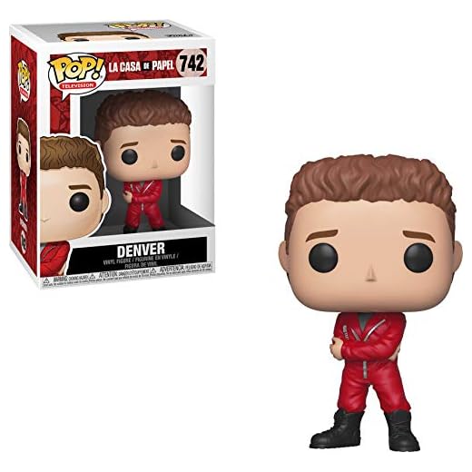 Funko Pop! Vinyl: Television: la Casa de Papel: Denver - Money Heist - Figura de Vinilo Coleccionable - Idea de Regalo- Mercancia Oficial - Juguetes para Niños y Adultos - TV Fans