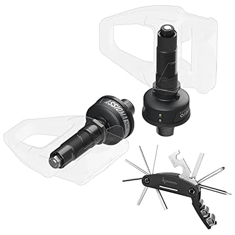 Wearable4U - FAVERO ASSIOMA Duo-Shi Both Sides Power Meter 99gr Each (Shimano Pedals Compatible) with Cycling Multitool Bundle Cover
