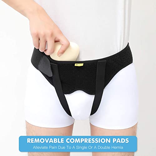 Faja Hernia Ajustable para Hernia Unilateral o Doble miniatura 4