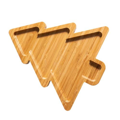 TOPBATHY Présentoir à Bijoux Bambou Plateau De Service De Bonbons Plateau à Collations De Bureau Pour Maison