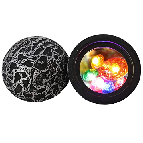 Photo de Infinity Star Lord Power Stone Orb Cube Prop Cosplay Light Gem Collectibles PVC (pierre précieuse + boule orbe)