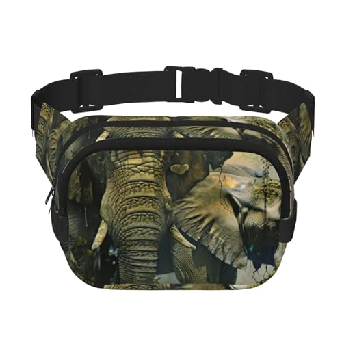 Imprimé éléphants naturels idée cadeau idéale pour crémaillère et nature