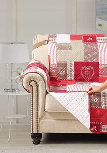 Brilliant-Sunshine-Burgundy-Heart-Love-Patchwork-Quilted-Chair-Slipcover-23-Seat-Width-Slip-Resistant-Furniture-Protector-2-Strap-Washable-Armchair-Cover-for-Pets-Kids-Dogs-Cats-Burgundy Brilliant Sunshine Burgundy Heart Love Patchwork Quilted Chair Slipcover 23 Seat Width Slip Resistant Furniture Protector 2 Strap Washable Armchair Cover for Pets Kids Dogs Cats Burgundy