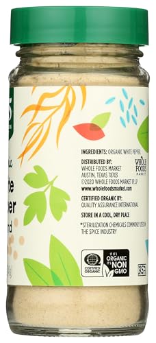 365 by Whole Foods Market, Organic White Pepper Ground, 1.69 Ounce - image 5