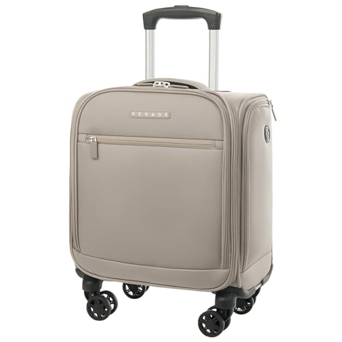 Verage 14.5" Underseat Spinner Luggage, Pebble Gray