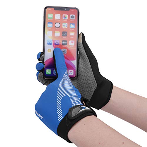 Image of Summer Cooling Cycling Gloves Full Finger Touch Screen for Women Men Breathable Non-slip Motorcycle Mountain Bike Riding Gloves Road Bicycle BMX Lifting Fitness Climbing Workout Exercise Golf Gloves