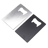 Abrebotellas, Abridores de botellas 10 PCS Acero inoxidable Creativo Estilo tarjeta crédito Abridor cerveza multifunción(MIX)