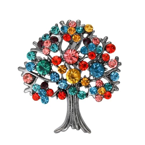 Broche arbre coloré symbole de vie et d'énergie positive pour sublimer vos tenues