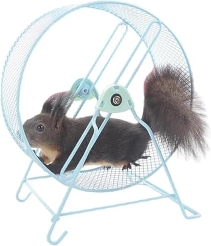 ハムスター 回し車 直径32cm ムーンライト ホイール サイレントホイール ペットトレッドミルハムスターランニングスピナーエクササイズホイールペットジョギングエクササイズ玩具フラット走りやすい置き型 デグー ハリネズミ チンチラ 小動物に対応 (B)