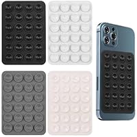 KUKUPOW Silikon Saugnapf Handyhülle, 4 Stück Noppen Handyhülle, 4 Farben Handy Noppen Halter Rückseite, Handyhülle mit Saugnäpfen, Saugnäpfe Handy für Selfies und Videos Freihändig