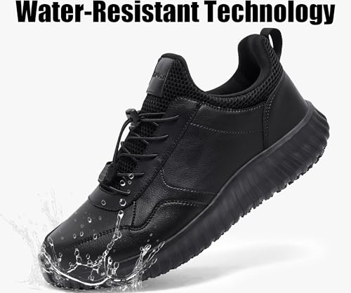 Men's Non-Slip Waterproof Lightweight Work Shoes & Restaurant or Food Service Sneakers2