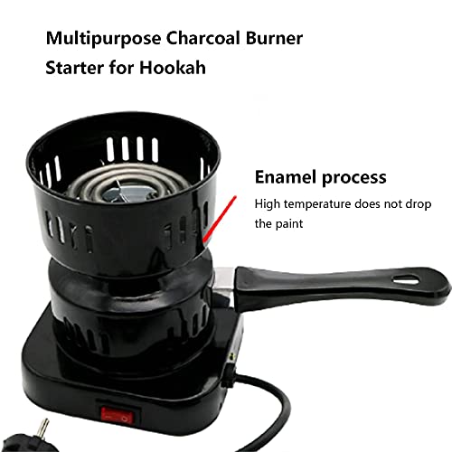 QILIN Grillen KohleanzüNder, Elektro-Holzkohle-Starter, 110V/220V 800W Shisha Shisha-Holzkohle-Brenner, Heizungsherd… – Bild 4