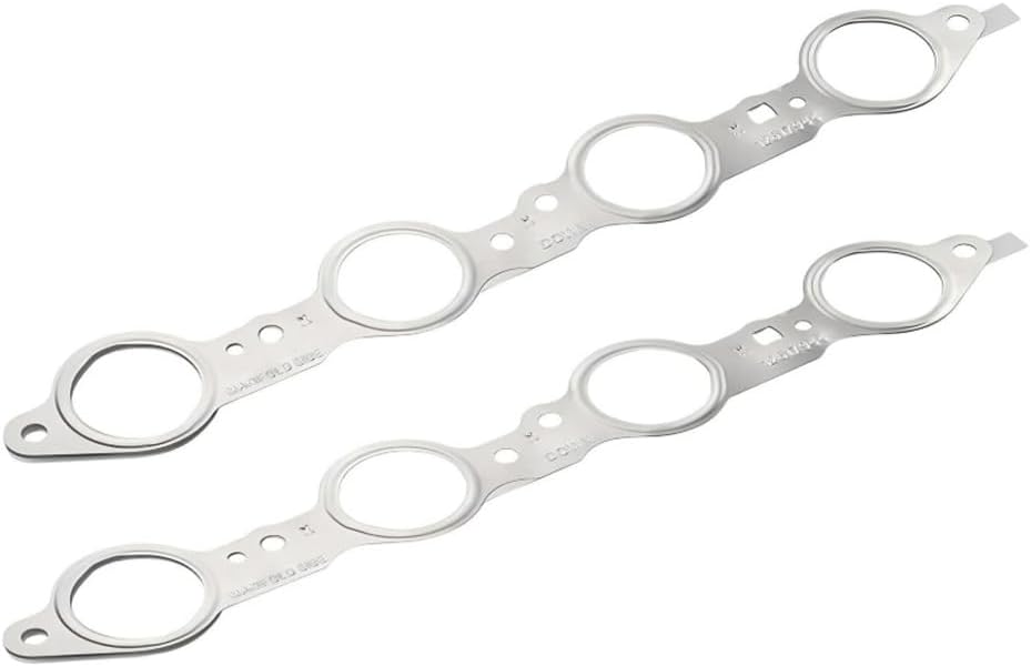 12617944 for Chevy Silverado 1500 2500 Sierra LS Exhaust Manifold Gasket&Bolts Compatible with Silverado Sierra Suburban 1500 2500 HD Yukon CTS Escalade MLS LS LQ LM7 4.8L 5.3L 5.7L 6.0L 6.2L
