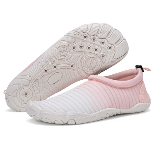 Image of Mishansha Womens Barefoot Water Shoes Wide Toe Box Swim Shoes Quick Dry Non Slip