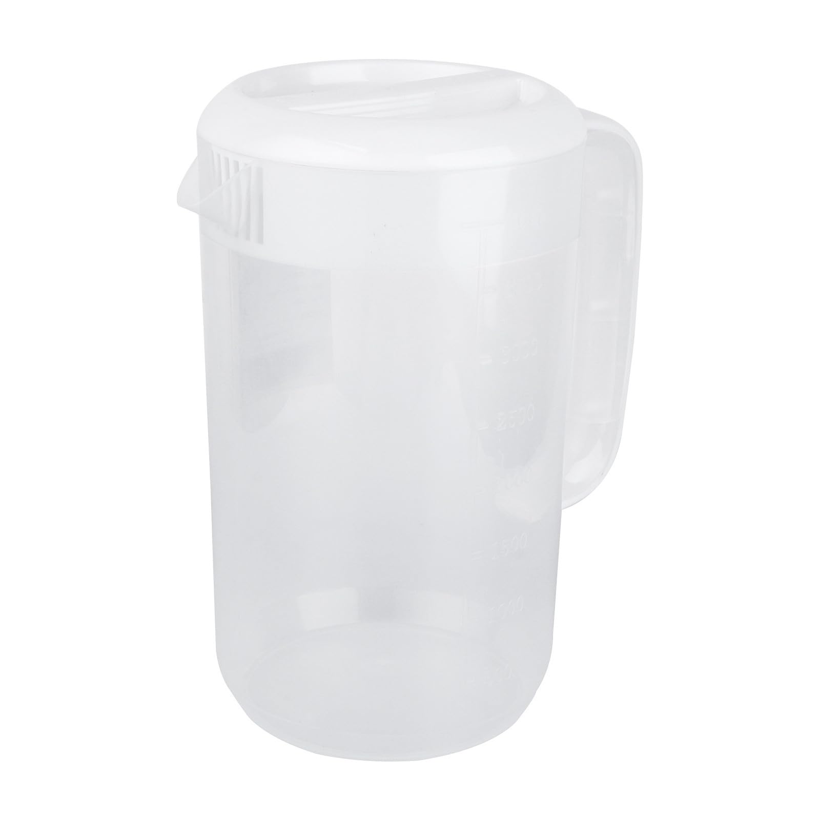 Jarra de agua grande de 4000ml de plástico resistente con tapa fácil de limpiar