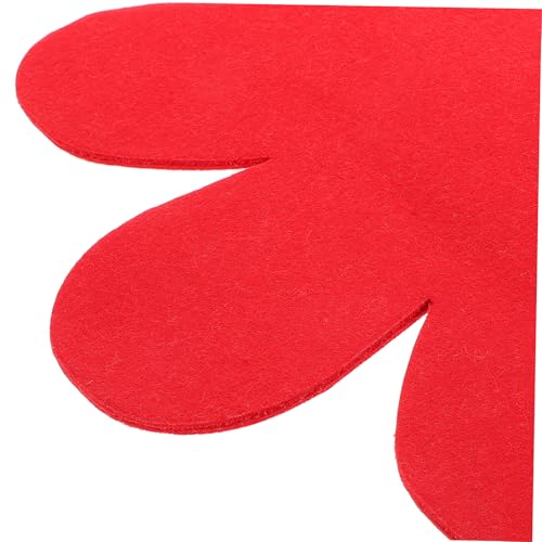 Milisten 2pcs Cheerleading Flower Hand Gloves for Boys and Girls Safe Dance Accessories for Sports Events School Parties and Cheerleading Activities3