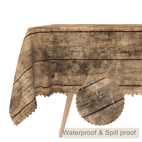 60x84inchesrusticwoodgraintableclothswoodentextureprintedfabrictablecoversrectanglevintagefarmhousestyletableclothforwesternbarnthemedbirthdayweddingpartydecorations  Urban Country Home Decor 60x84inches rustic wood grain tablecloths wooden texture printed fabric table covers rectangle vintage farmhouse style table cloth for western barn themed birthday wedding party decorations  urban country home decor