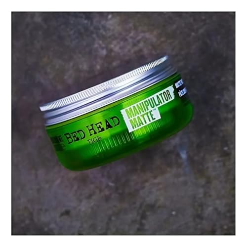 Image of TIGI Bed Head Manipulator Matte Hair Wax, Strong Hold Sculpting and Styling Paste for Short to Medium Hair, 2.01 Ounce (Pack of 12)