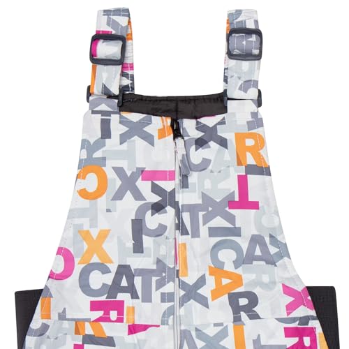 Arctix Infant/Toddler Chest High Snow Bib Overalls, Letter Toss Pink, 5T