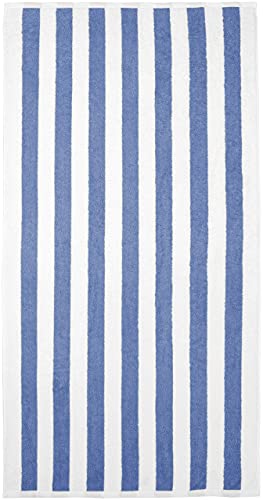 Luxury Hotel & Spa Towel 100% Cotton Pool Beach Towels - Cabana (Cabana Beach Towels - Set of 4, Light Blue)