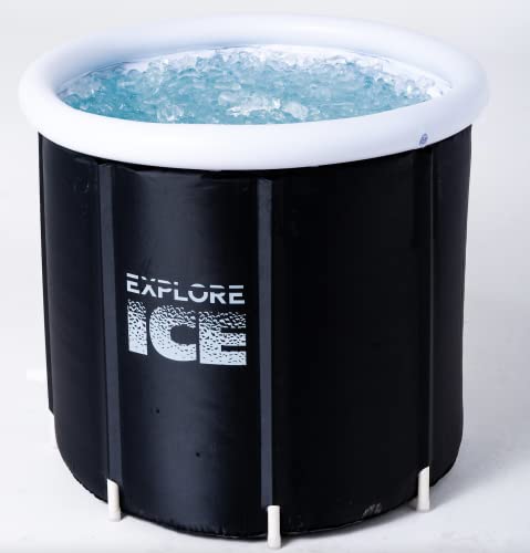 Explore Fitness Large Ice Bath/Portable Bath/Ice Baths For Recovery/Cold Water Therapy Tub/Ice Bath Outdoor/Ice bath Tub For Athletes/Folding Bathtub Adult/Plunge Pool Explore Fitness Large Ice Bath/Portable Bath/Ice Baths For Recovery/Cold Water Therapy Tub/Ice Bath Outdoor/Ice bath Tub For Athletes/Folding Bathtub Adult/Plunge Pool