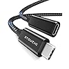 Stouchi USB C Extension Cable 3.3FT/1M, PSVR2 Extension Cable Type C 3.2 Male to Female Fast Charging & Audio Data Transfer for Galaxy S23, iPad mini/pro, MacBook Air M2/ M1 Mac, Mag- Safe