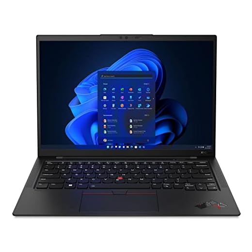 Lenovo Gen 10 ThinkPad X1 Carbon with Intel Core i5-1240P Processor, 14" WUXGA 400nits Anti-Glare Non-Touch Display, 16GB RAM, 512GB SSD, Backlit Keyboard, Fingerprint Reader, and Win11 Pro