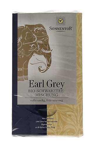 Sonnentor Earl Grey Tee Bio, 18 Stück, 18 Einheiten
