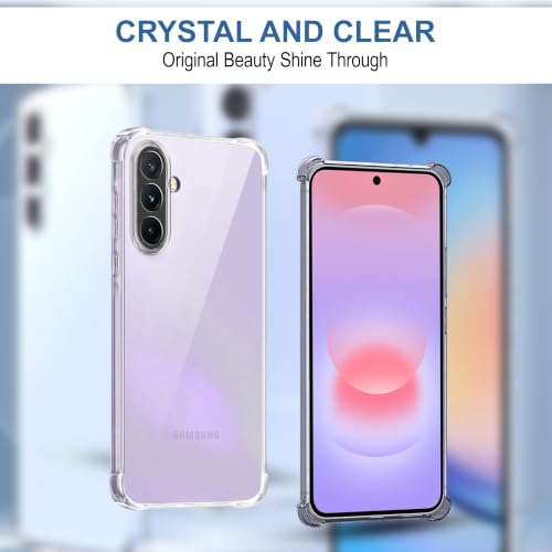 Image of CEDO Samsung Galaxy A37 (5G) Bumper Case | Soft Jel Flexible Thin Full Protection Shock Proof Clear TPU Back Case Cover for Samsung Galaxy A37 (5G) (Transparent)