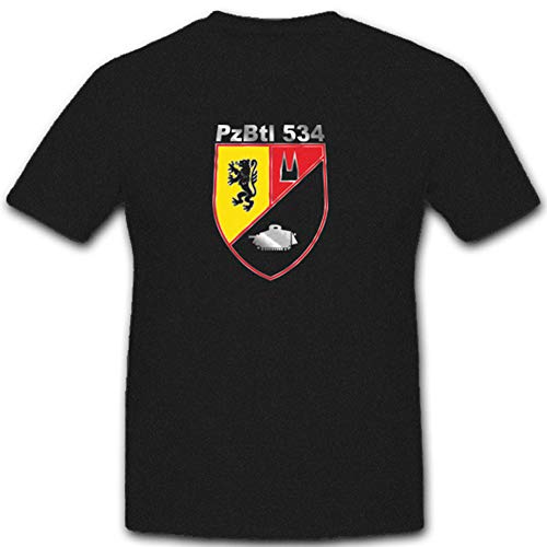 T-shirt Panzerbataillon Pzbtl 534 Grande Taille XXXL Confort Coupe Droite