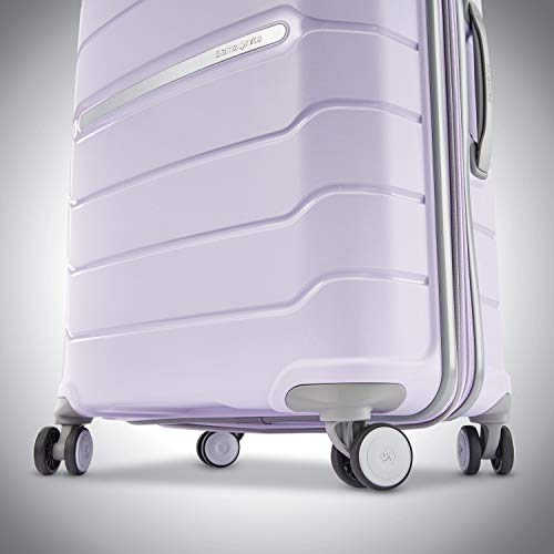 Samsonite Freeform Hardside Expandable with Double Spinner Wheels, Lilac, Checked-Large 28-Inch