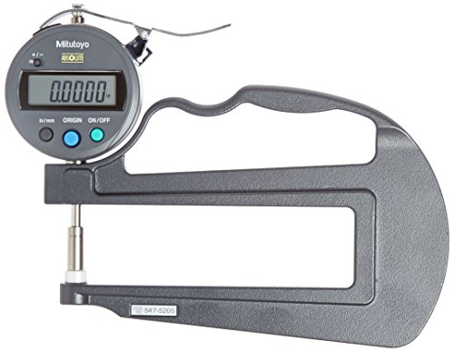 Buy Mitutoyo 547-520S Digital Thickness Gauge with Flat Anvil, 120mm